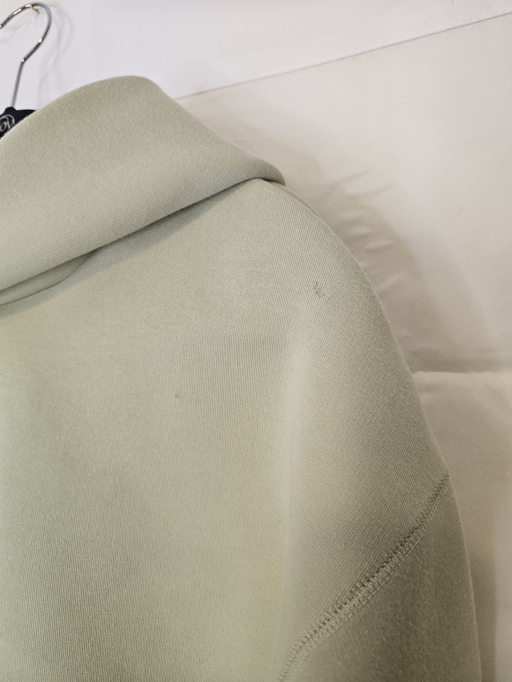 Nike Tech Fleece Reimagined Oversized Hoodie Sage Green Heavyweight - Picture 3 of 7